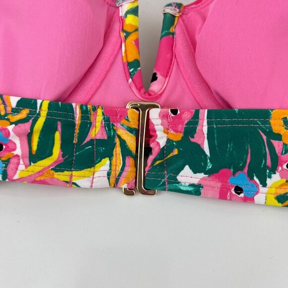 Anne Cole Swimsuit Bikini Two Piece Sunshine Floral Size XXL UPF 50 - Picture 9 of 14